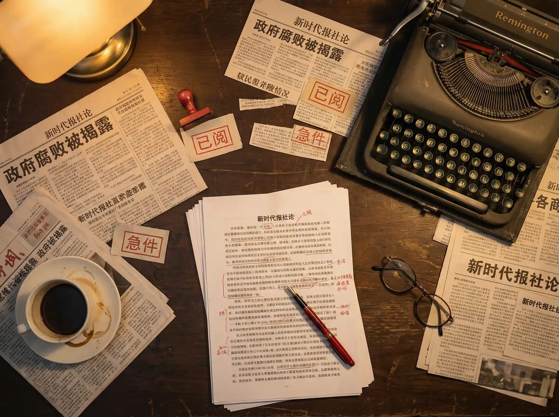 里番-里番动漫最新创作与精选视频|里番 - 报社编辑部工作场景